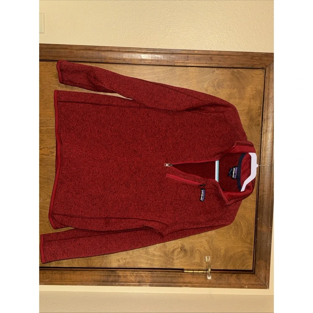 Mens Medium Patagonia Lightweight Synchilla Snap-T Pullover. Maroon